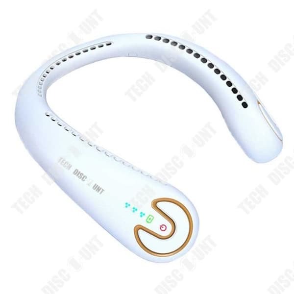TD® Folding fläkt handhållen USB stationär tyst laddning skatt liten fläkt mini hängande hals fläkt