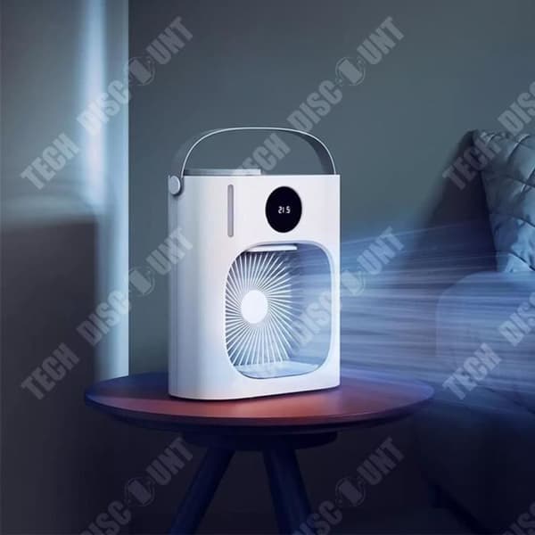TD® Kylfläkt 3 hastigheter Avstängningstimer Sprayfuktsystem 900 ml vattentank Bullerreduktion