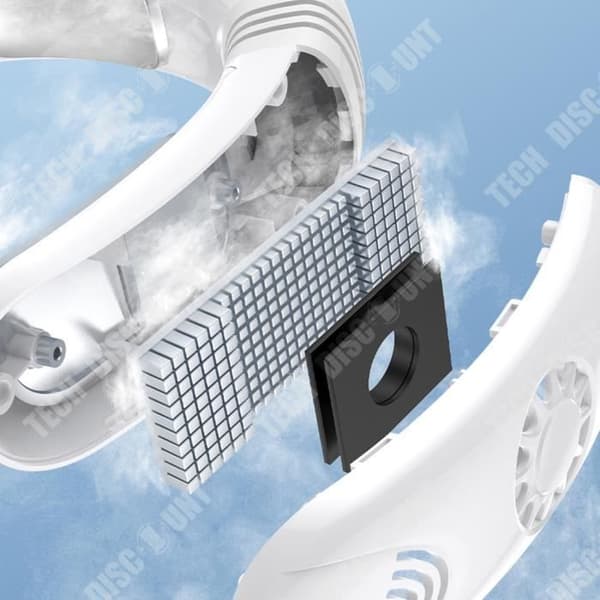 TD® Semiconductor Kylning Hängande halsfläkt Luftkonditionering Bladlös fläkt Utomhus Bärbar Kylning