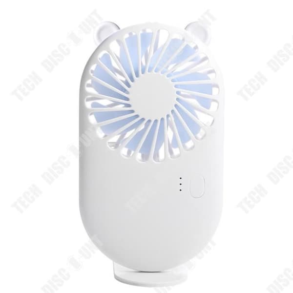 TD® Liten fläkt handhållen fläkt usb laddning bärbar mini handhållen fläkt liten fläkt present vit