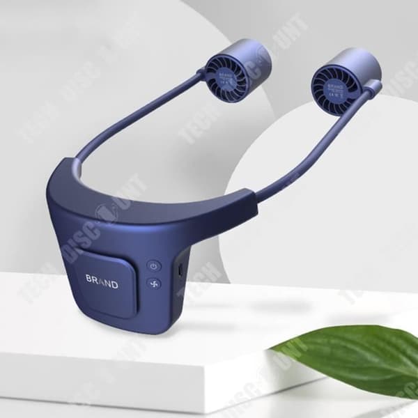 TD® USB Bärbar hängande halsfläkt Laddning Liten fläkt Utomhuskylfläkt utan blad