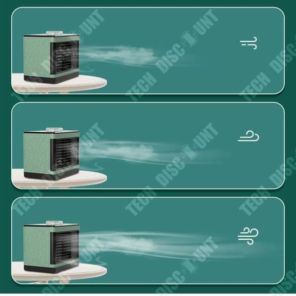 TD® Bärbar miniluftkylare skrivbordssprayluftkylare usb luftkonditionering kallfläkt luftkylare