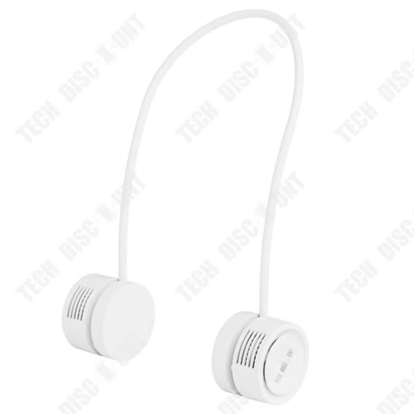 TD® Ny usb bladlös hängande halsfläkt stark bärbar vindlätt förvaring hängande liten fläkt