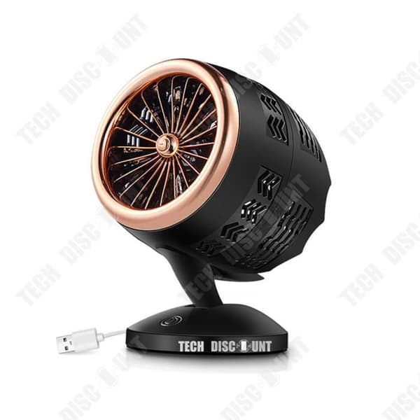 TD® USB dubbelbladig turbofläkt kontor plug-in studenthem hem mute liten elektrisk fläkt
