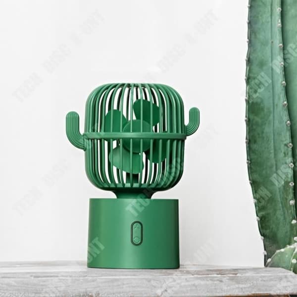 TD® Cactus skakhuvud liten fläkt usb-laddning handhållen mini stationär bärbar skakhuvud liten fläkt