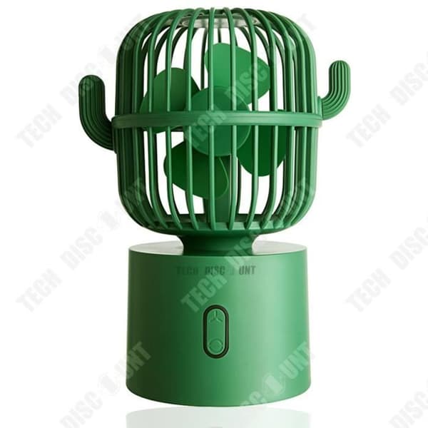 TD® Cactus skakhuvud liten fläkt usb-laddning handhållen mini stationär bärbar skakhuvud liten fläkt