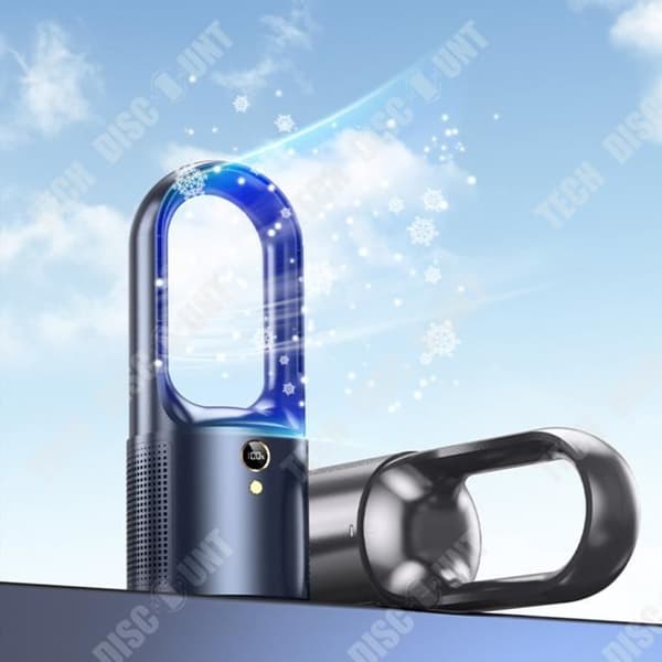 TD® Ny bladlös skrivbordsfläkt studenthem vertikal sängbord liten usb portabel laddningsfläkt