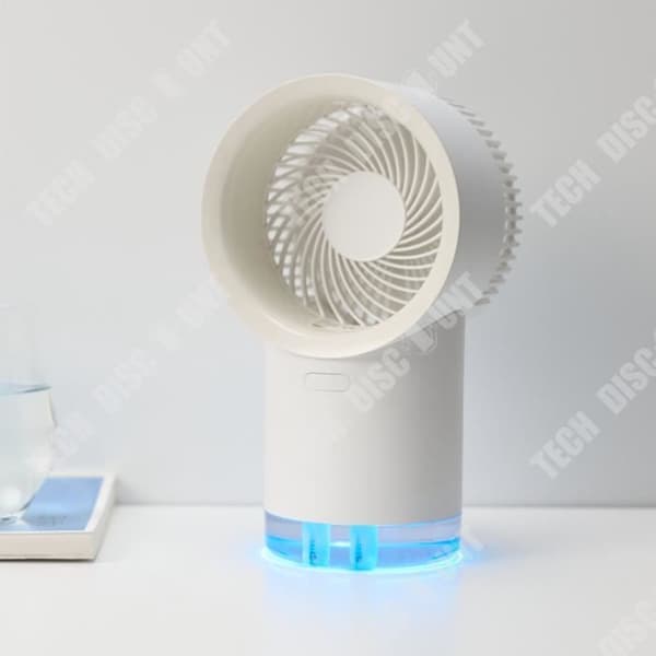 TD® USB-laddningssprayfläkt Skrivbordsfläkt Liten luftkylare Desktop-cirkulationsfläkt