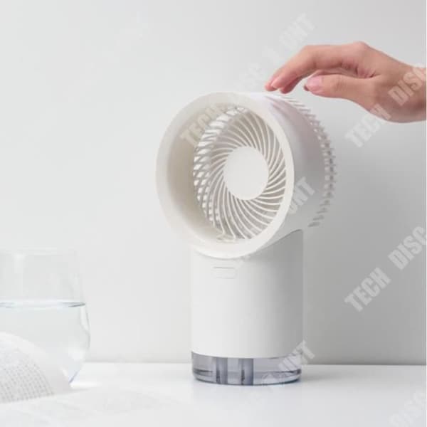 TD® USB-laddningssprayfläkt Skrivbordsfläkt Liten luftkylare Desktop-cirkulationsfläkt