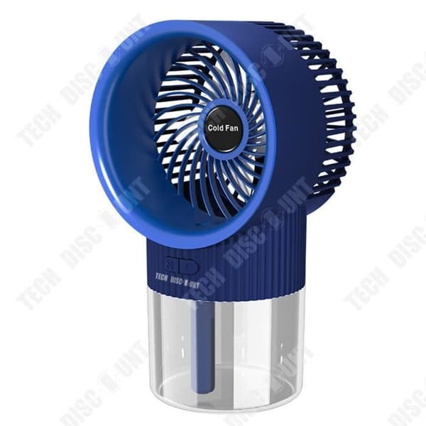 TD® Royal Blue Refillable Fläkt Mini Desktop Delikat Spray Befuktningsluftkylare