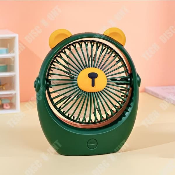 TD® Creative tide cool bear 6 tums skrivbordsfläkt usb-laddning hem tecknad kontor stor vindfläkt