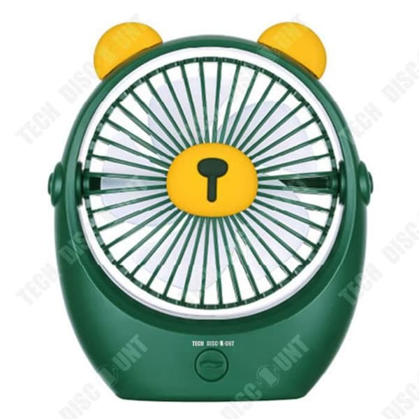 TD® Creative tide cool bear 6 tums skrivbordsfläkt usb-laddning hem tecknad kontor stor vindfläkt