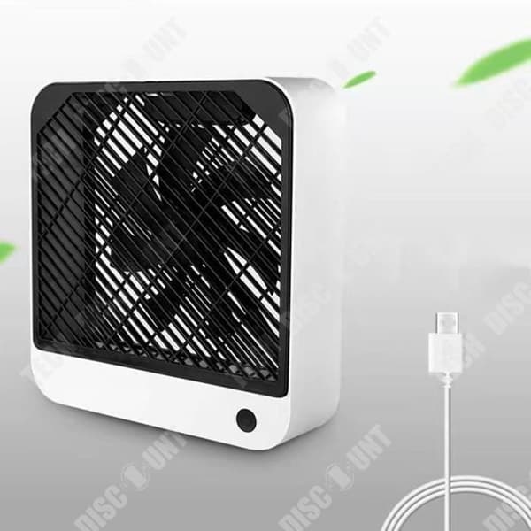 TD® USB laddningsbar skrivbordsfläkt liten fläkt cirkulationsfläkt för hemmakontor sovsal
