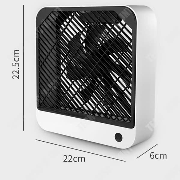 TD® USB laddningsbar skrivbordsfläkt liten fläkt cirkulationsfläkt för hemmakontor sovsal
