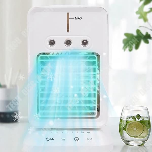 TD® Spray Refrigeration Fuktning Luftkylare Bärbar kylfläkt med skakhuvud