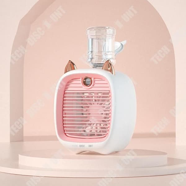TD® Little Fox Spray Desktop Fläkt Fuktgivande Bärbart Instrument Liten Fläkt USB Laddningsfläkt Present