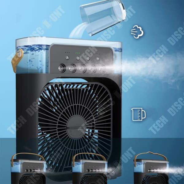 TD® Kylfläkt Bordsluftkylare Stationär luftkonditioneringsfläkt 600ML Vattenkapacitet