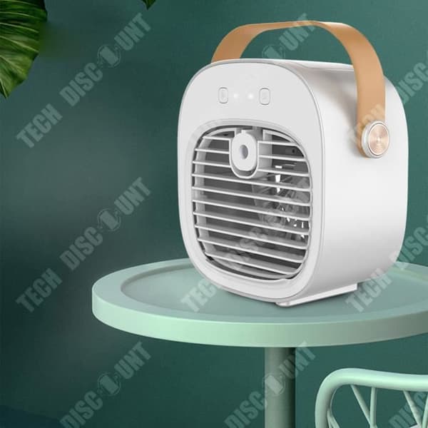 TD® USB Cooler Spray Refrigeration Bärbar Bärbar Uppladdningsbar Luftkonditionering Fläkt Mini Cooler