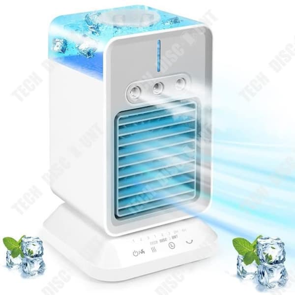 TD® Desktop USB Mini Desktop Spray Befuktning Kylfläkt Luftkylare Luftkonditioneringsfläkt