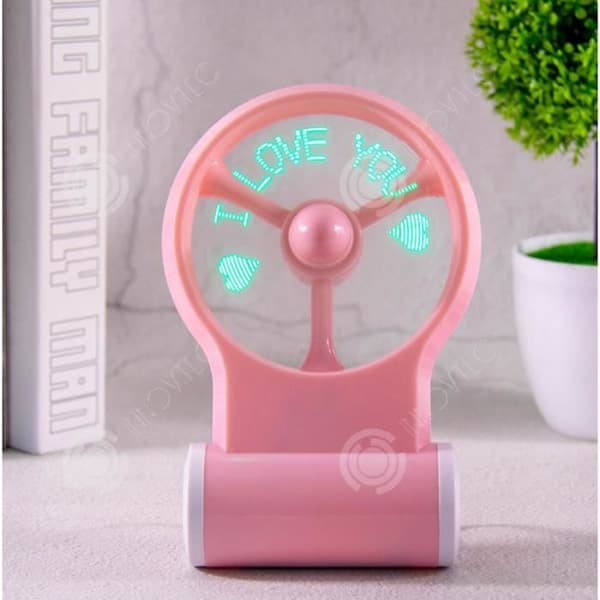 INN® Kreativ lampa med tyst energibesparande mini-fläkt för hem och kontor sommartillbehör