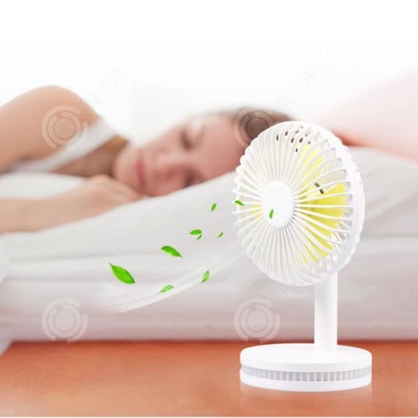 INN® Portable Mini Fläkt Bordsfläkt Laddningsbord för nattfläkt, modefläkt, minifläkt, ventilera