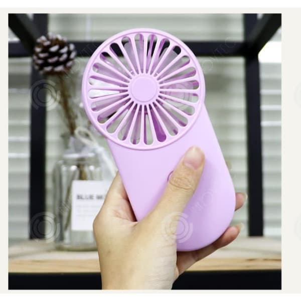 INN® Kreativ bärbar fickfläkt USB-laddning mini bärbar tyst liten lång utgång utomhus hemma resa sommar student