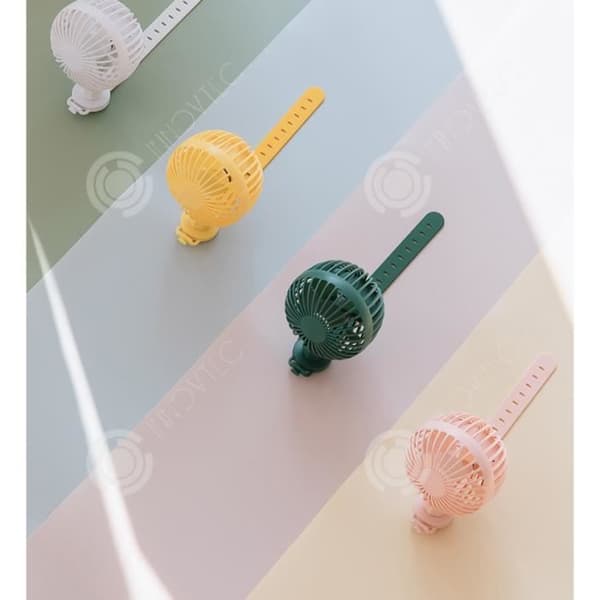INN® Fläkt, aromfunktion, rem, minivagn, parasoll, usb-laddning, mute, enkel, cykel, kreativ, liten fläkt, fodral