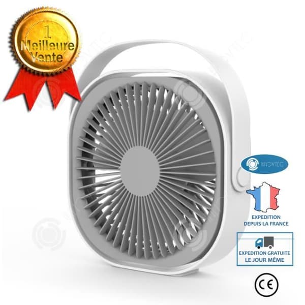 INN® Silent Desk Fläkt Sommar Kreativ present Kontorsskrivbord Bärbart Bärbart USB Laddningsbord Fläkt Liten elektrisk