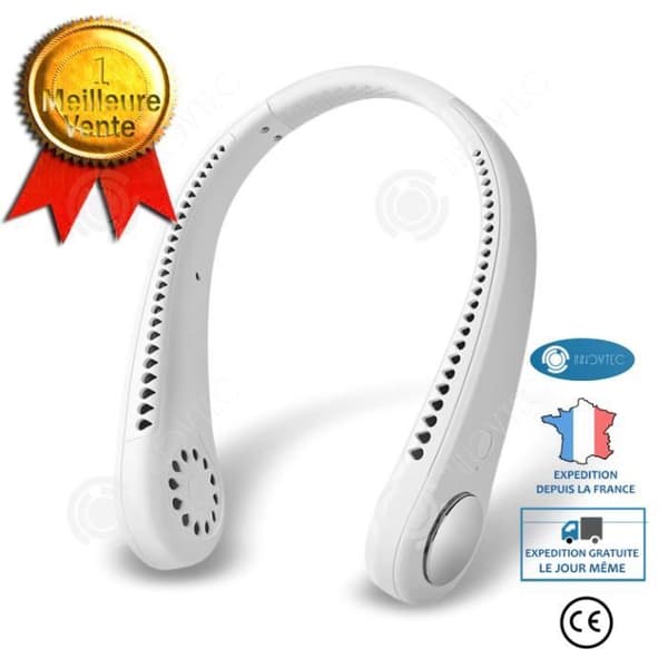 Upphängd fläkt - INNOVTEC - Mini bluetooth fläkt - 5W - Vit - 3 hastigheter