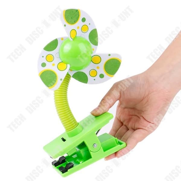 TD® Fan desktop klämma liten fläkt laptop batteri klämma barnvagn fläkt