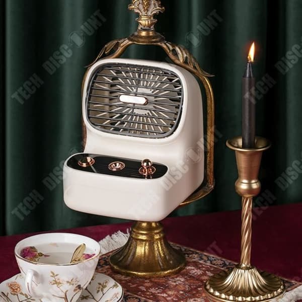 TD® Spray liten fläkt kreativ retro usb skrivbord kylfläkt bärbar uppladdningsbar liten fläkt