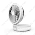 Miniatyrbild 1 av 4: TD® Skrivbordsfläkt 4 hastigheter Smart nattlampa 120° rotation vänster/höger Fällbar elektrisk fläkt