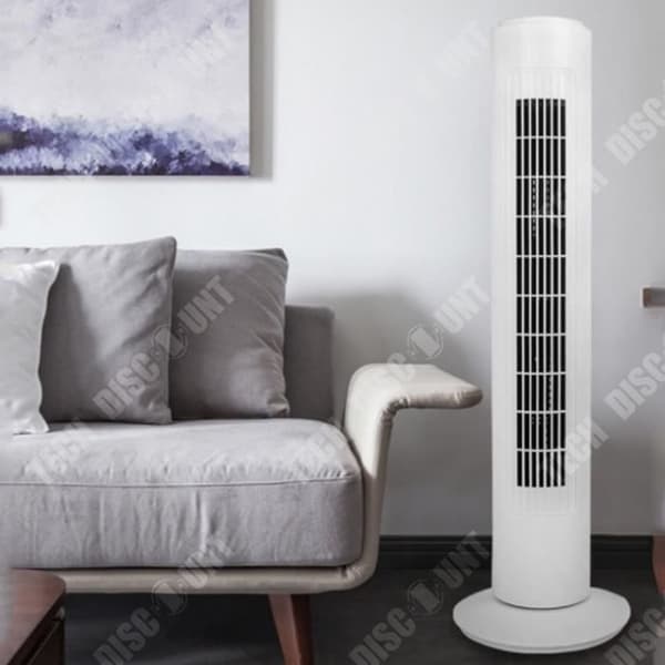 TD® Silent Household Leafless Golvfläkt Energisparande plug-in Tre-hastighets justerbar tornfläkt