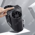 Miniatyrbild 3 av 4: TD® Intelligent batteribyte Steglös hastighetsreglering Utomhuscamping midjehängande fläkt