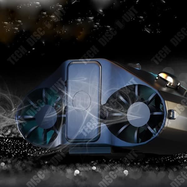 TD® Intelligent batteribyte Steglös hastighetsreglering Utomhuscamping midjehängande fläkt