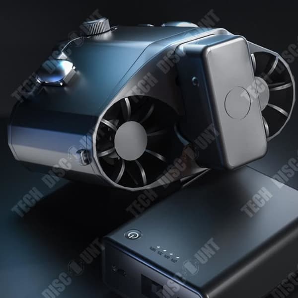 TD® Intelligent batteribyte Steglös hastighetsreglering Utomhuscamping midjehängande fläkt