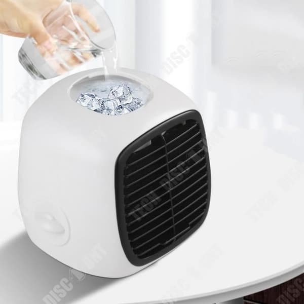 TD® Mini Air Cooler Hemma Luftkonditionering Elektrisk Fläkt Bärbar USB Luftfuktare Luftkonditioneringsfläkt