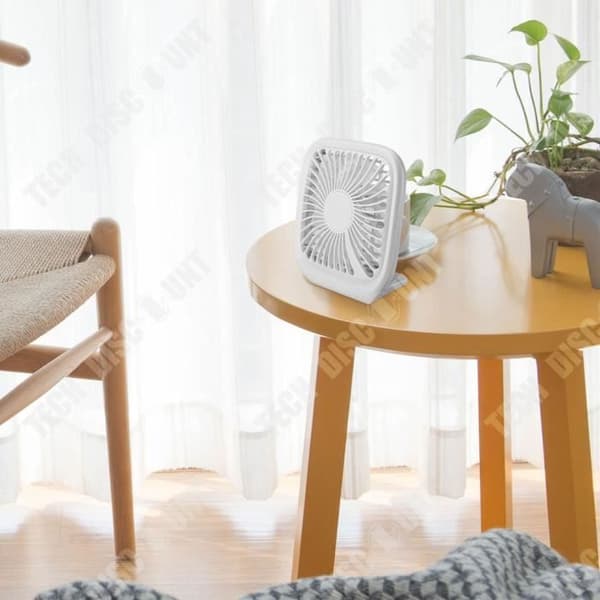 TD® Skrivbordsfläkt Mute USB-strömförsörjningsfläkt liten fläkt kan justeras i 3 konsoler