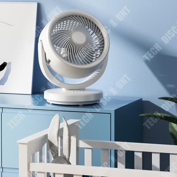 TD® Luftcirkulationsfläkt USB-laddning kontorsbord elektrisk fläkt liten fläkt wind mute liten fläkt