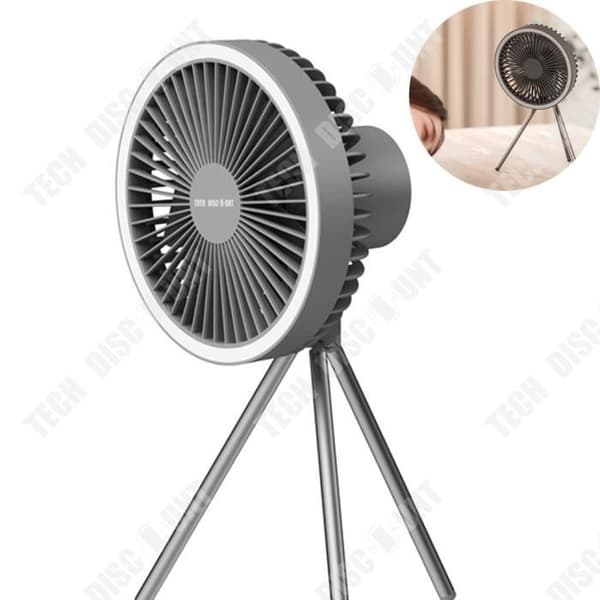 TD® Utomhus campingfläkt bärbart tält usb laddning hängande utomhus vertikal camping stativ fläkt