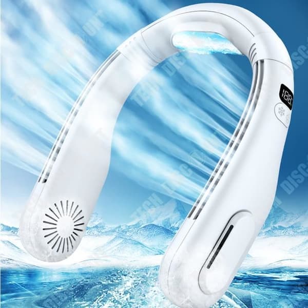 TD® Sport kyl hängande hals liten bärbar fläkt tyst lövlös sommar lata kall fläkt