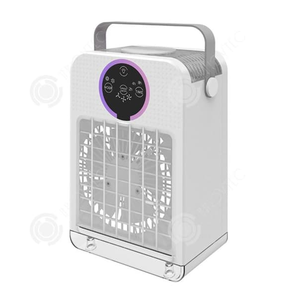 INN Bordfläkt 7W 700ml skrivbordsfläkt med LED-display och vattentank, fläkthastighetsläge med 3 hastigheter