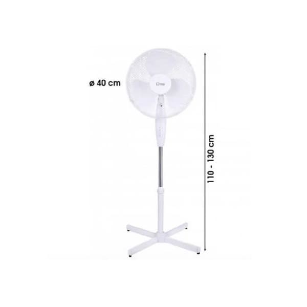 Fläkt - Urban Living - På Stativ - 40cm - Oscilera - 3 Hastigheter - 45W- USED
