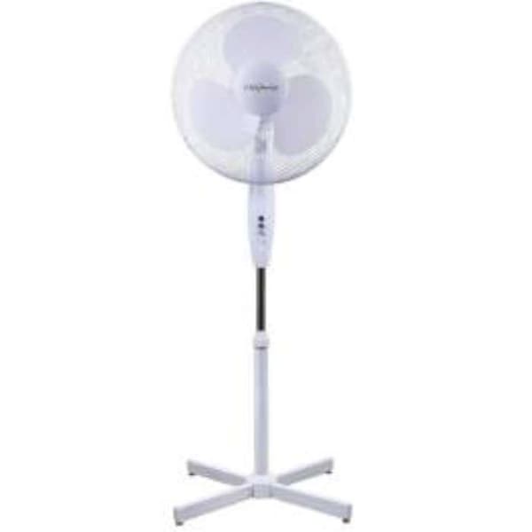 Ståfläkt - Kalifornien - 40cm - Vit - 3 hastigheter - Svängning- USED
