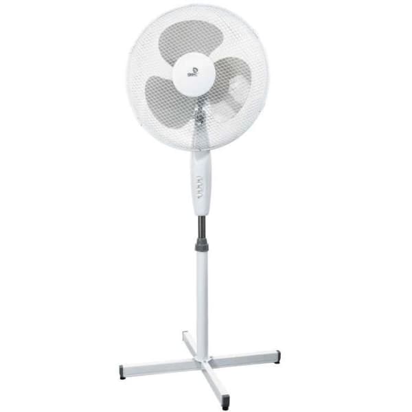 Stående fläkt - GSC - Ø40cm - 3 hastigheter - Justerbar höjd 110-125cm - Rotativ- USED