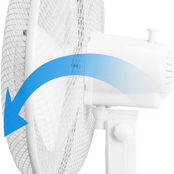 Emerio Piedestal Fans Piedestalfläkt, 40 cm, 3 hastigheter, 125 cm117- USED