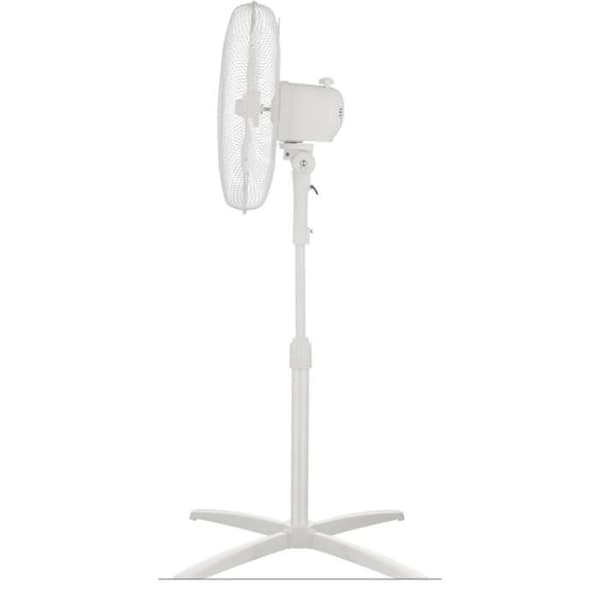 OPTIMEO OVP-B40 piedestalfläkt - 3 hastigheter - Oscillation - Vit - 40 cm diameter- USED