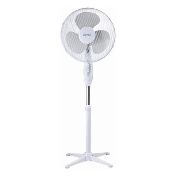 Stå- och Golvvifte - Haeger - Cross Wind - 45 W - 3 hastigheter - Tyst- USED