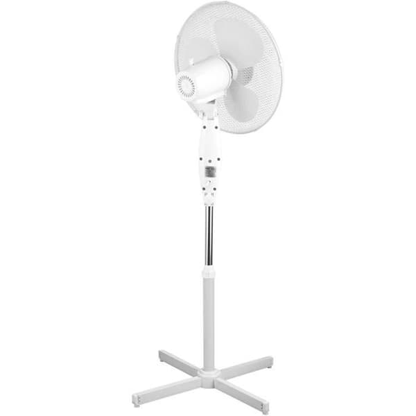 tsa8021 Golvfläkt med timer, vit[244]- USED