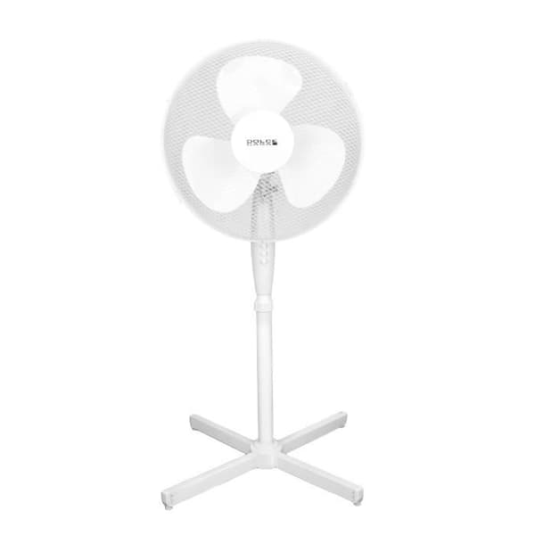 Golvvänteblås - DOLCE CASA - Modell 40CM - Vit metall - 3 hastigheter - 80° oscillation- USED